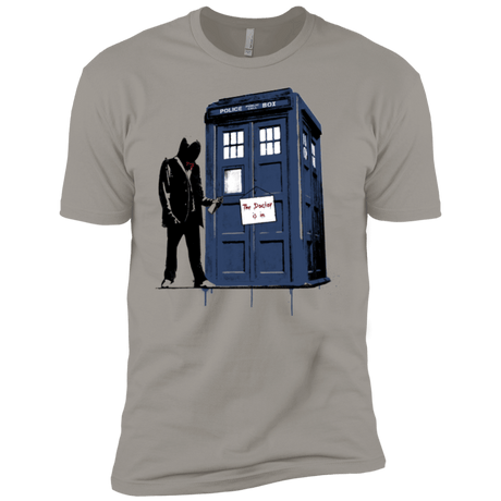 T-Shirts Light Grey / YXS Exit Through Tardis Boys Premium T-Shirt