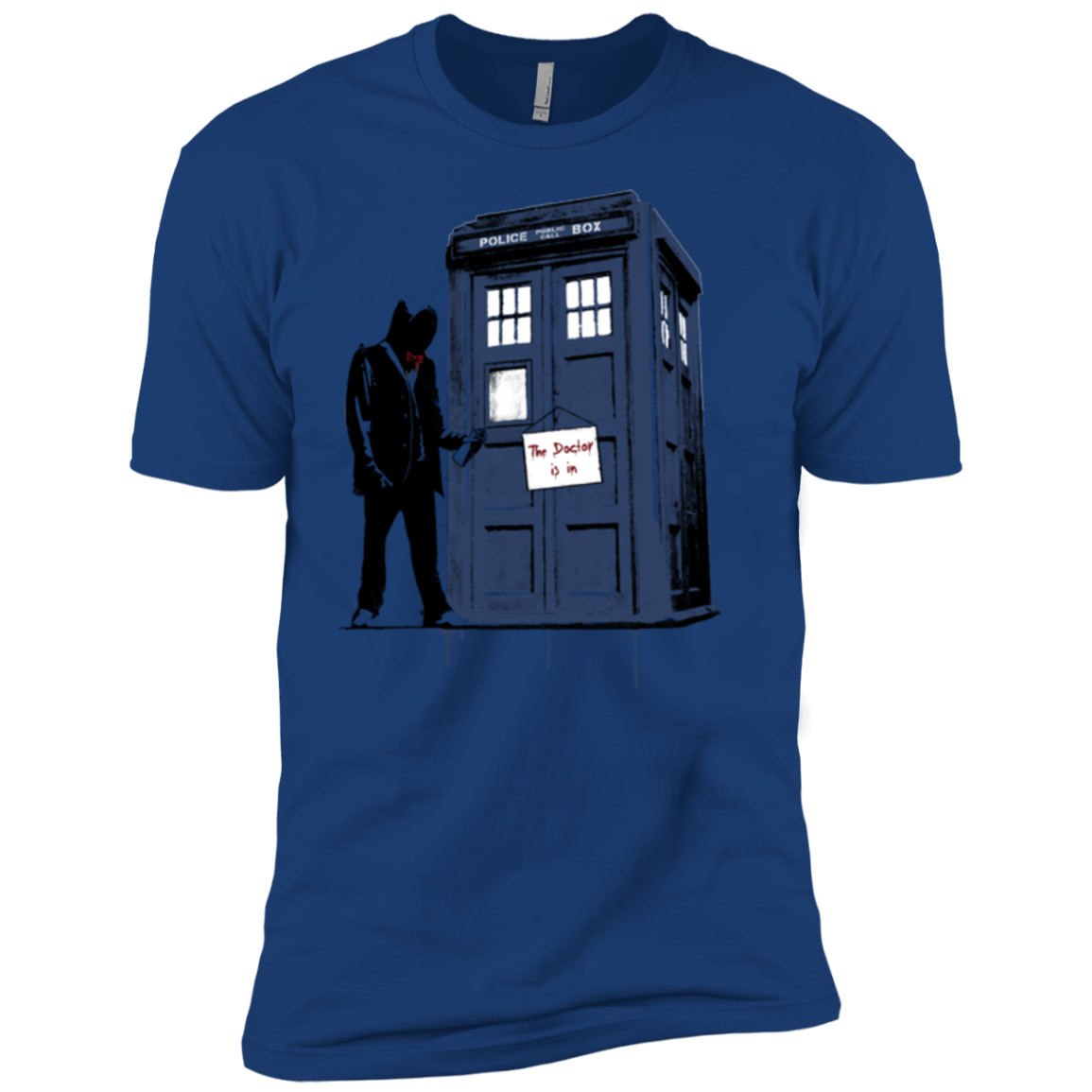 T-Shirts Royal / YXS Exit Through Tardis Boys Premium T-Shirt