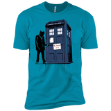 T-Shirts Turquoise / YXS Exit Through Tardis Boys Premium T-Shirt