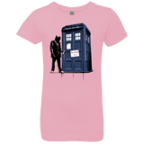 T-Shirts Light Pink / YXS Exit Through Tardis Girls Premium T-Shirt