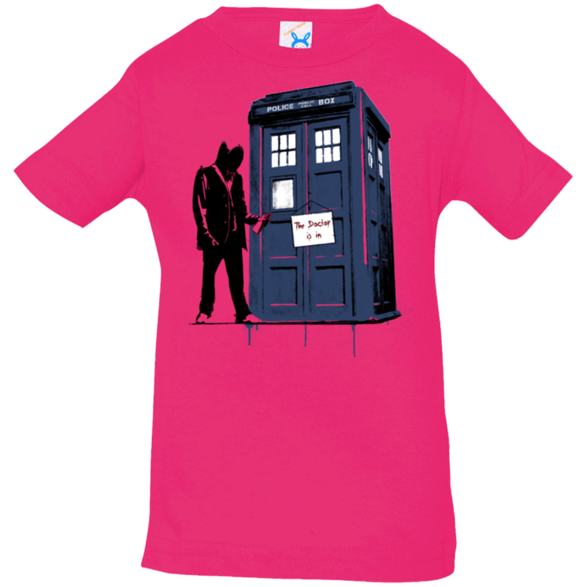 T-Shirts Hot Pink / 6 Months Exit Through Tardis Infant Premium T-Shirt
