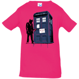 T-Shirts Hot Pink / 6 Months Exit Through Tardis Infant Premium T-Shirt