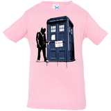 T-Shirts Pink / 6 Months Exit Through Tardis Infant Premium T-Shirt