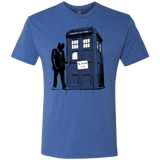 T-Shirts Vintage Royal / Small Exit Through Tardis Men's Triblend T-Shirt