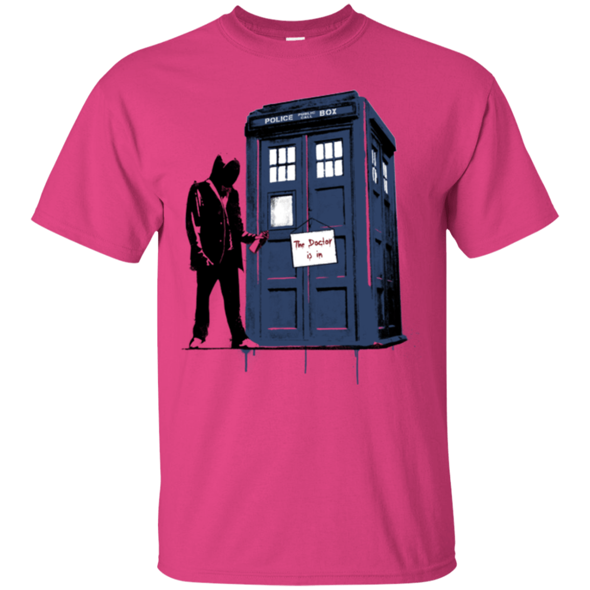 T-Shirts Heliconia / Small Exit Through Tardis T-Shirt