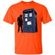 T-Shirts Orange / Small Exit Through Tardis T-Shirt