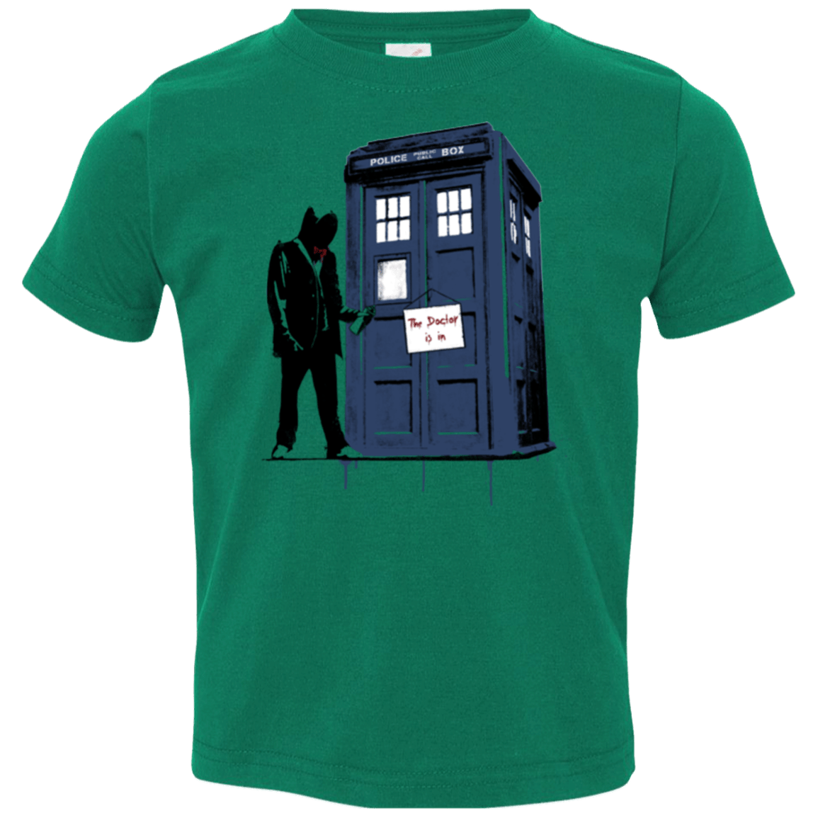 T-Shirts Kelly / 2T Exit Through Tardis Toddler Premium T-Shirt