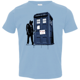 T-Shirts Light Blue / 2T Exit Through Tardis Toddler Premium T-Shirt