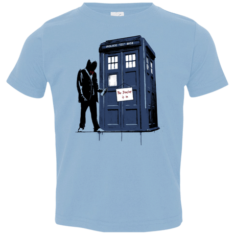 T-Shirts Light Blue / 2T Exit Through Tardis Toddler Premium T-Shirt