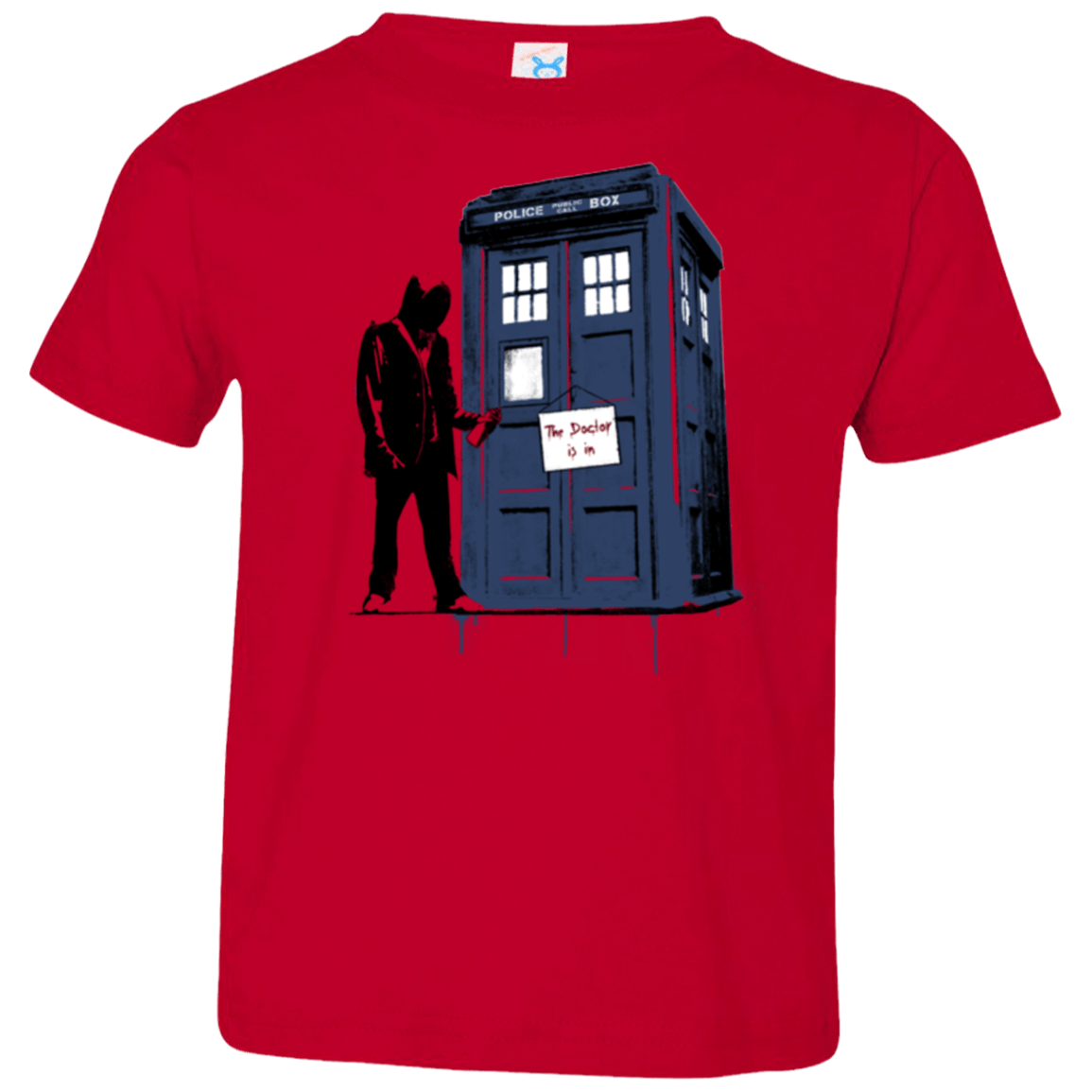 T-Shirts Red / 2T Exit Through Tardis Toddler Premium T-Shirt