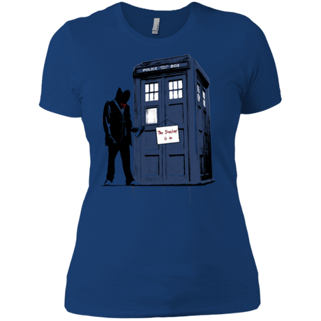 T-Shirts Royal / X-Small Exit Through Tardis Women's Premium T-Shirt