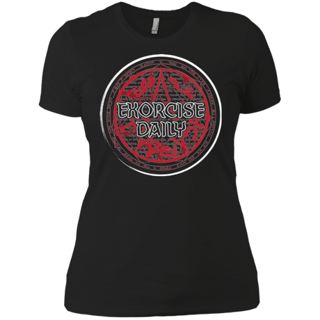 T-Shirts Black / X-Small Exorcise Daily Women's Premium T-Shirt