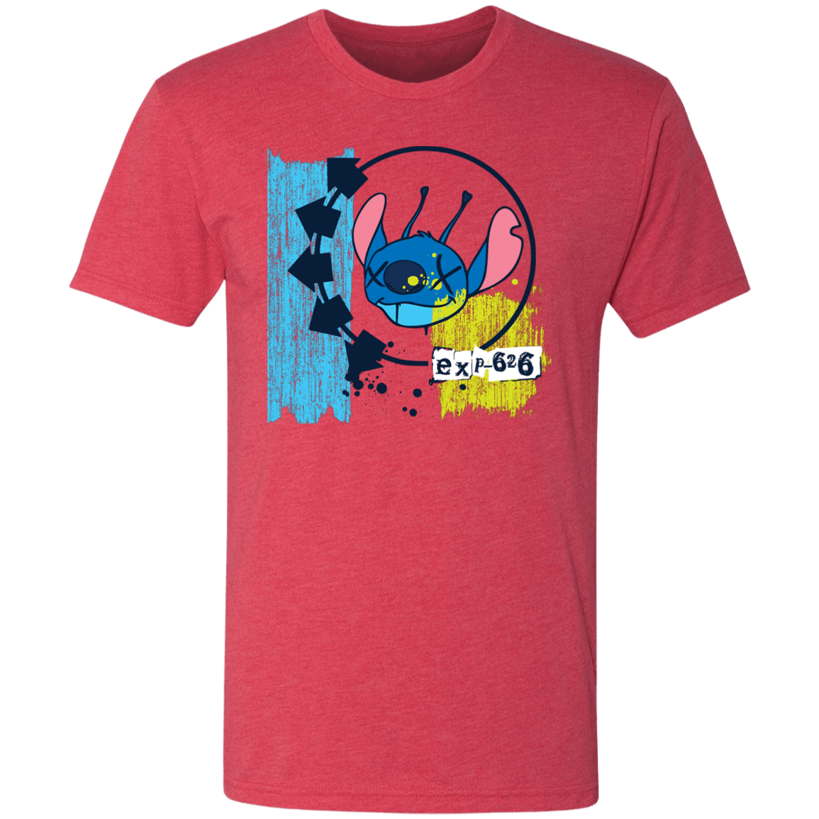 T-Shirts Vintage Red / S Exp-626 Men's Triblend T-Shirt