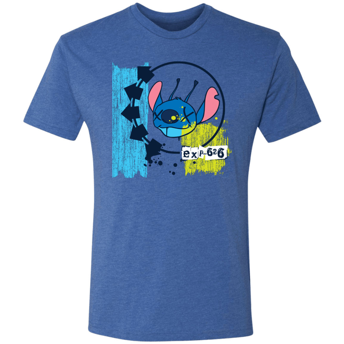 T-Shirts Vintage Royal / S Exp-626 Men's Triblend T-Shirt