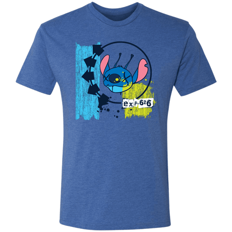 T-Shirts Vintage Royal / S Exp-626 Men's Triblend T-Shirt