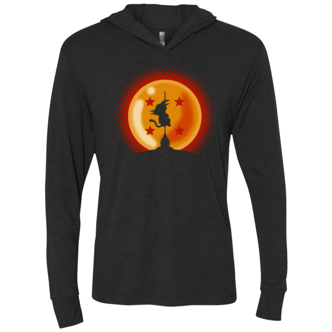 T-Shirts Vintage Black / X-Small Expand your mind Triblend Long Sleeve Hoodie Tee