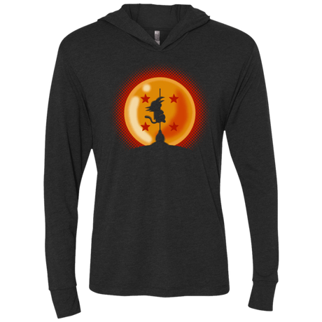 T-Shirts Vintage Black / X-Small Expand your mind Triblend Long Sleeve Hoodie Tee