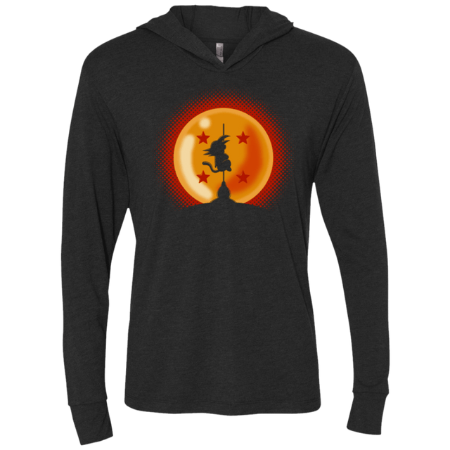 T-Shirts Vintage Black / X-Small Expand your mind Triblend Long Sleeve Hoodie Tee