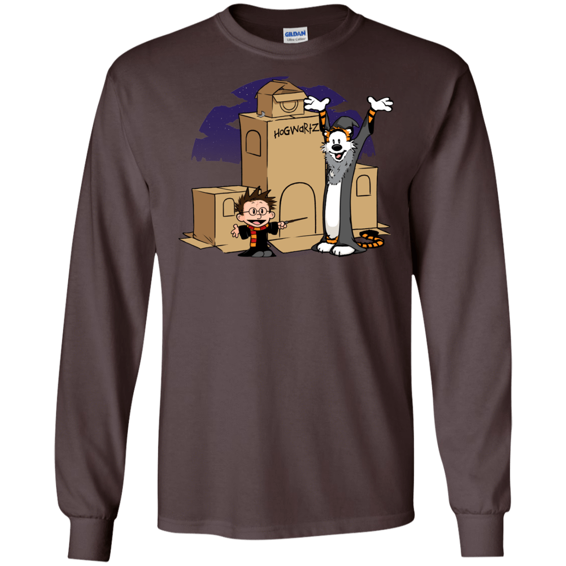 T-Shirts Dark Chocolate / S Expecto Pretendum Men's Long Sleeve T-Shirt