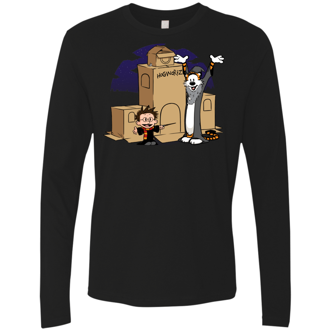 T-Shirts Black / S Expecto Pretendum Men's Premium Long Sleeve