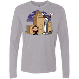 T-Shirts Heather Grey / S Expecto Pretendum Men's Premium Long Sleeve