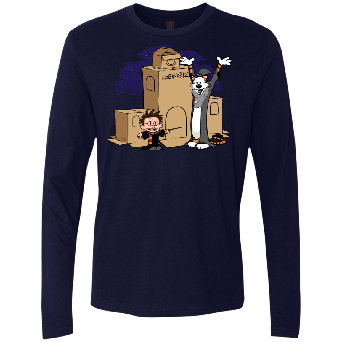 T-Shirts Midnight Navy / S Expecto Pretendum Men's Premium Long Sleeve
