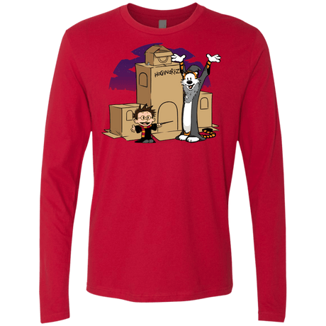 T-Shirts Red / S Expecto Pretendum Men's Premium Long Sleeve