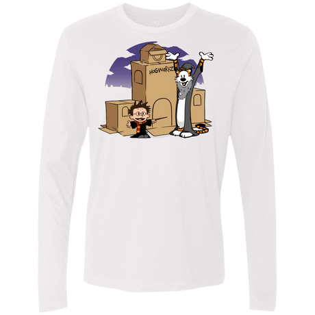 T-Shirts White / S Expecto Pretendum Men's Premium Long Sleeve