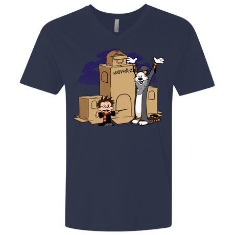 T-Shirts Midnight Navy / X-Small Expecto Pretendum Men's Premium V-Neck