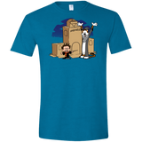 T-Shirts Antique Sapphire / S Expecto Pretendum Men's Semi-Fitted Softstyle