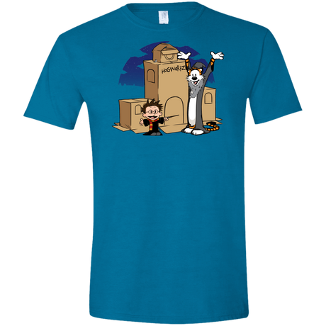 T-Shirts Antique Sapphire / S Expecto Pretendum Men's Semi-Fitted Softstyle