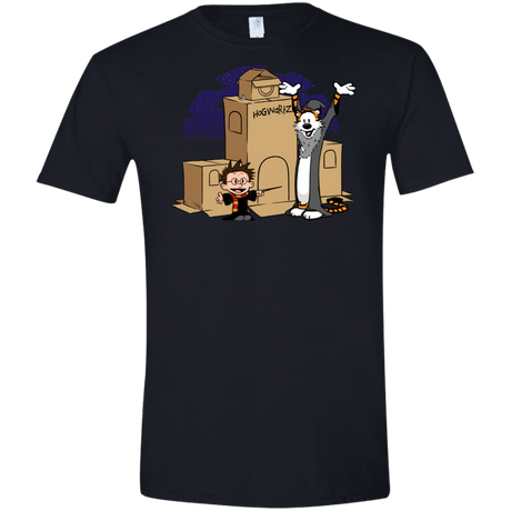 T-Shirts Black / X-Small Expecto Pretendum Men's Semi-Fitted Softstyle