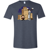 T-Shirts Heather Navy / S Expecto Pretendum Men's Semi-Fitted Softstyle