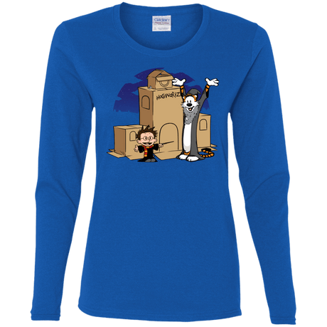T-Shirts Royal / S Expecto Pretendum Women's Long Sleeve T-Shirt