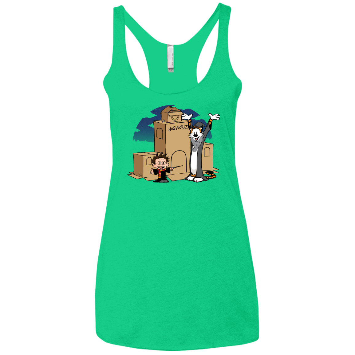 Expecto Pretendum Women's Triblend Racerback Tank