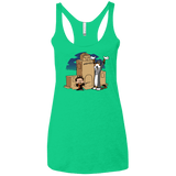 Expecto Pretendum Women's Triblend Racerback Tank