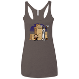 Expecto Pretendum Women's Triblend Racerback Tank