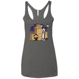 Expecto Pretendum Women's Triblend Racerback Tank