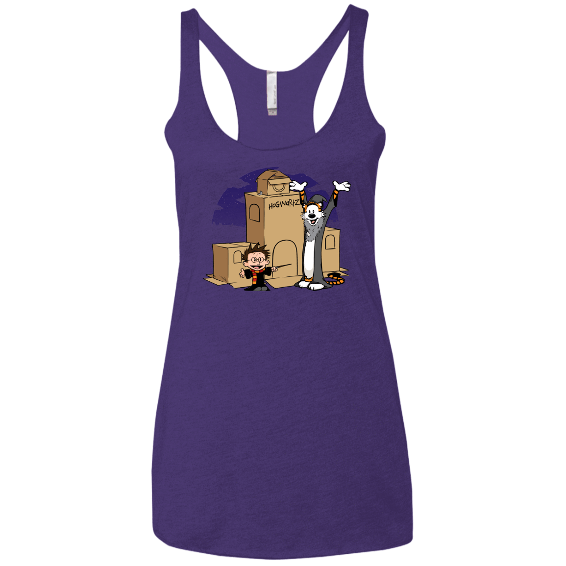 T-Shirts Purple Rush / X-Small Expecto Pretendum Women's Triblend Racerback Tank