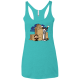 T-Shirts Tahiti Blue / X-Small Expecto Pretendum Women's Triblend Racerback Tank