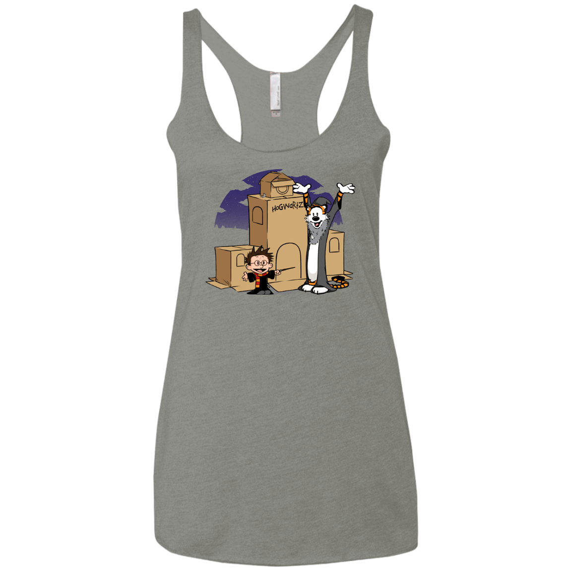 Expecto Pretendum Women's Triblend Racerback Tank