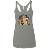 Expecto Pretendum Women's Triblend Racerback Tank