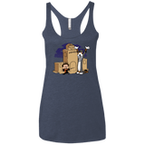 T-Shirts Vintage Navy / X-Small Expecto Pretendum Women's Triblend Racerback Tank