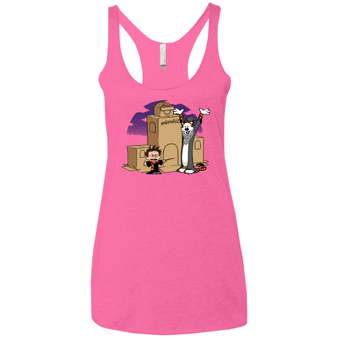 Expecto Pretendum Women's Triblend Racerback Tank
