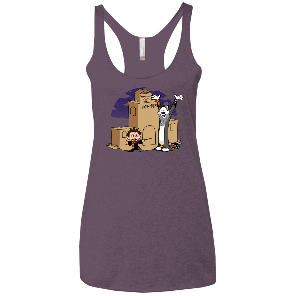 Expecto Pretendum Women's Triblend Racerback Tank