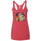 T-Shirts Vintage Red / X-Small Expecto Pretendum Women's Triblend Racerback Tank