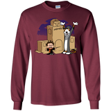 T-Shirts Maroon / YS Expecto Pretendum Youth Long Sleeve T-Shirt
