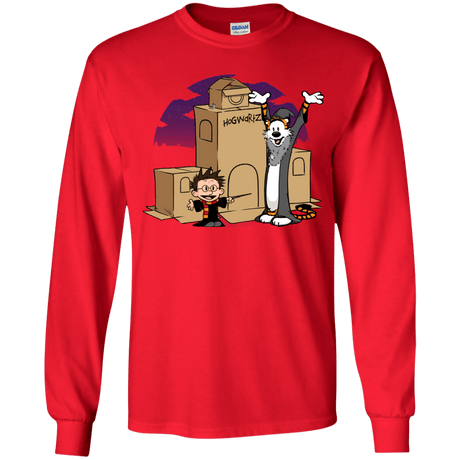 T-Shirts Red / YS Expecto Pretendum Youth Long Sleeve T-Shirt