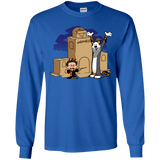 T-Shirts Royal / YS Expecto Pretendum Youth Long Sleeve T-Shirt