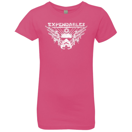 T-Shirts Hot Pink / YXS Expendable Troopers Girls Premium T-Shirt